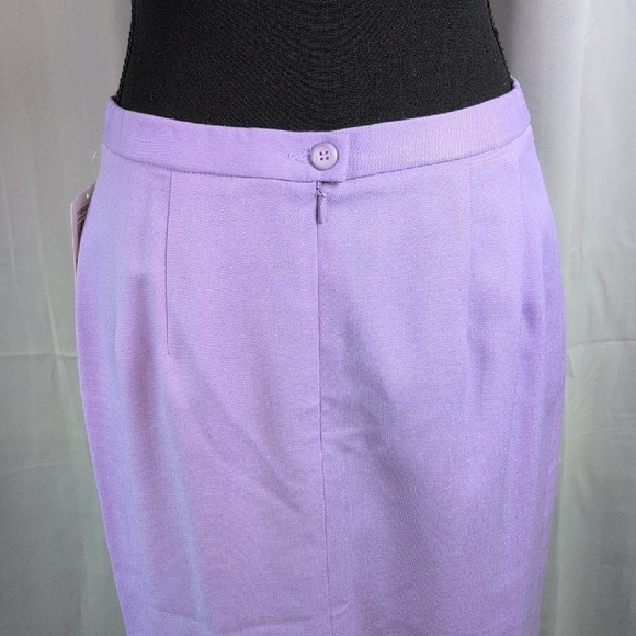 Pendleton Women's Soft Purple Pencil Skirt - Picture 3 of 7